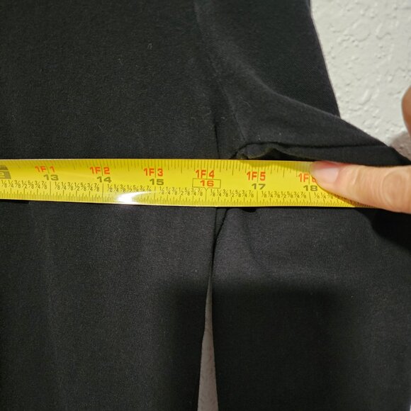 YSL Uniform Top Shirt Black Long Sleeve Size Medium Organic Cotton Blend - Picture 4 of 6